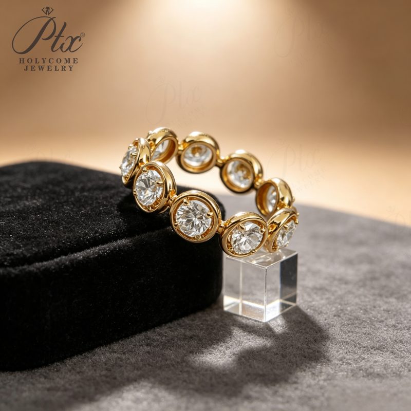 Round Lab-Grown Diamond Bridal Set, IGI Certified — view 2, SKU BS204