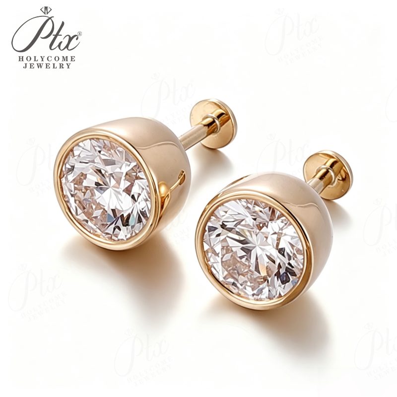0.5ct Round Lab-Grown Diamond Bridal Set — view 3, SKU BS208
