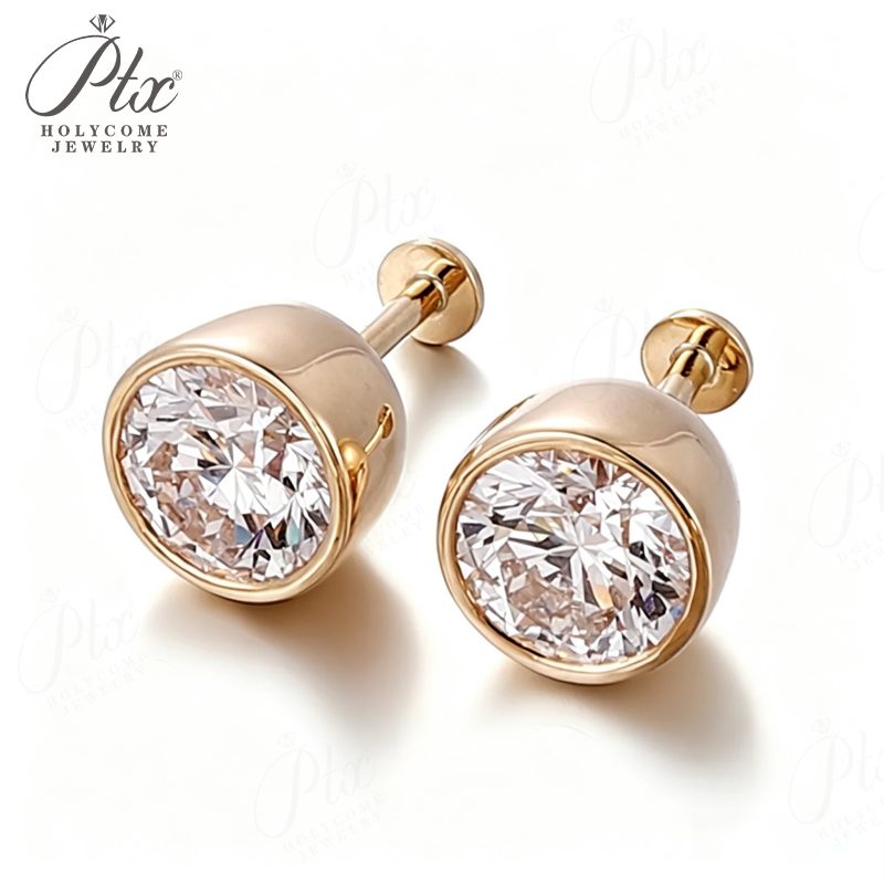 0.5ct Round Lab-Grown Diamond Bridal Set — view 4, SKU BS208