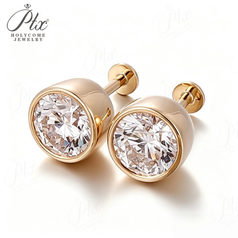0.5ct Round Lab-Grown Diamond Bridal Set — view 5, SKU BS208