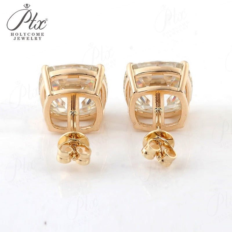 1ct Cushion Lab-Grown Diamond Bridal Set — view 4, SKU BS209
