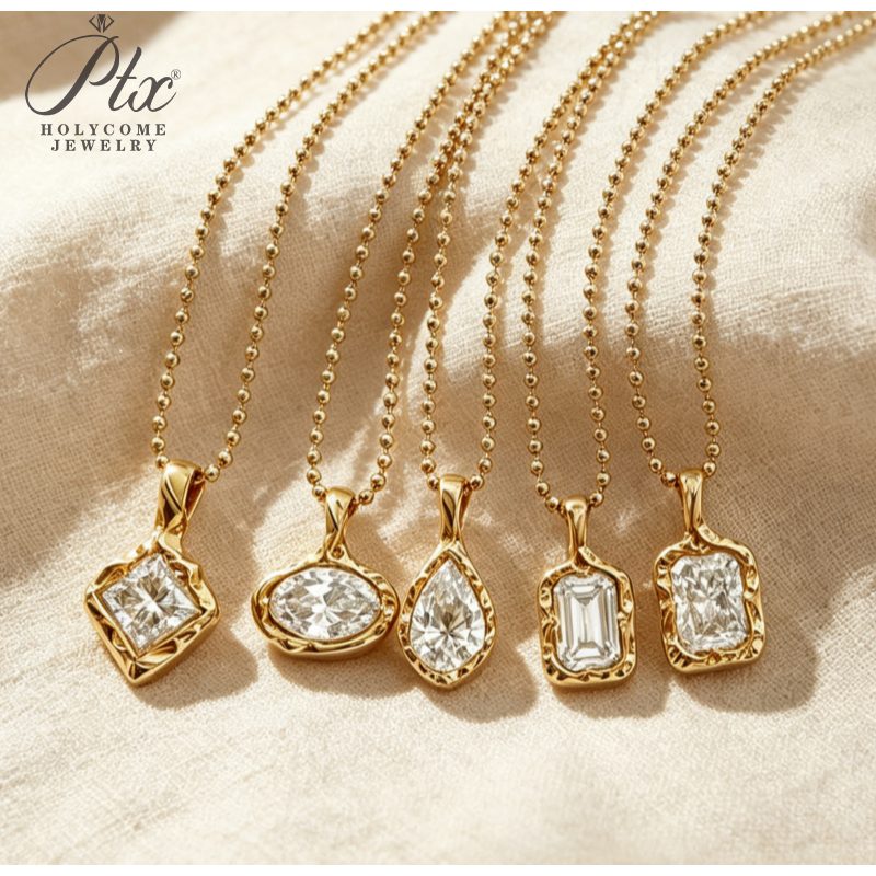 Pear Lab-Grown Diamond Necklace, IGI Certified — main, SKU LGD006