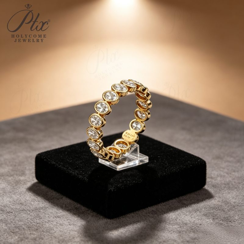 Round Lab-Grown Diamond Ring, GRA Certified — view 2, SKU LGD010