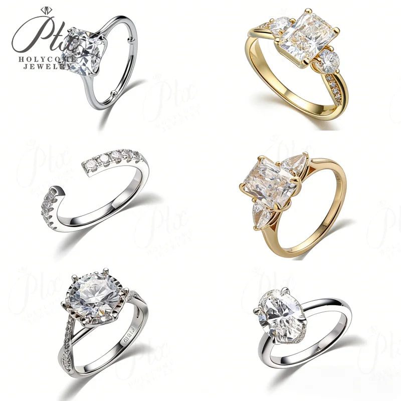 Round Lab-Grown Diamond Ring — Design 34 — main, SKU LGD012
