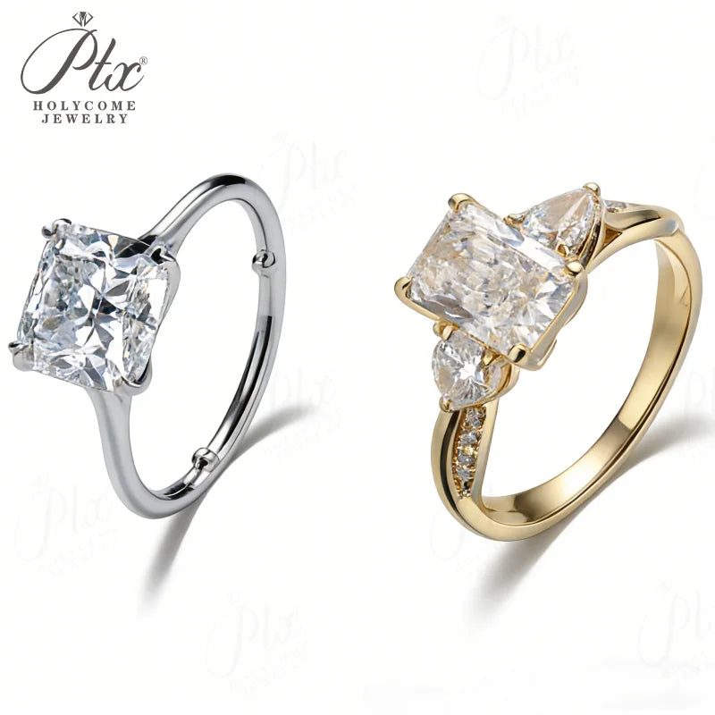 Round Lab-Grown Diamond Ring — Design 34 — view 4, SKU LGD012