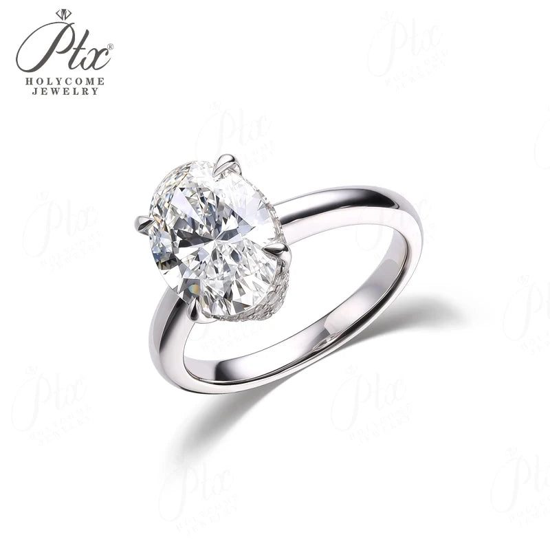 Round Lab-Grown Diamond Ring — Design 35 — view 3, SKU LGD013