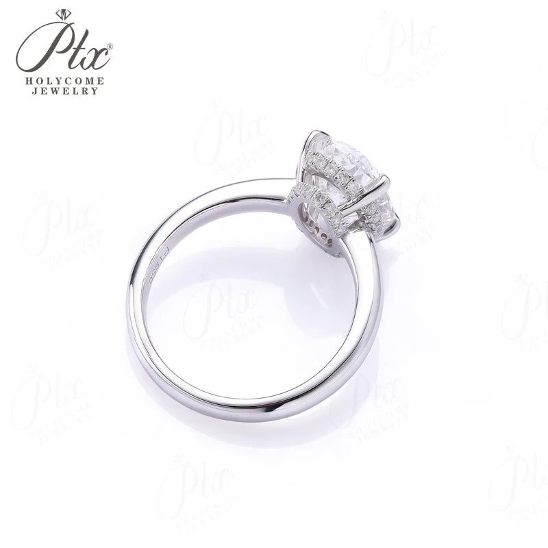 Round Lab-Grown Diamond Ring — Design 35 — view 5, SKU LGD013