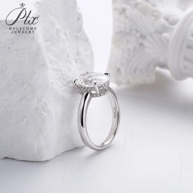 Round Lab-Grown Diamond Ring — Design 35 — view 6, SKU LGD013