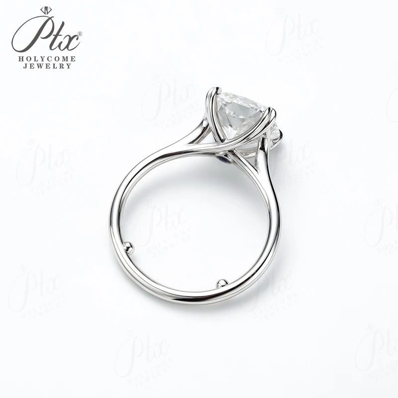 Cushion Lab-Grown Diamond Ring — view 5, SKU LGD017