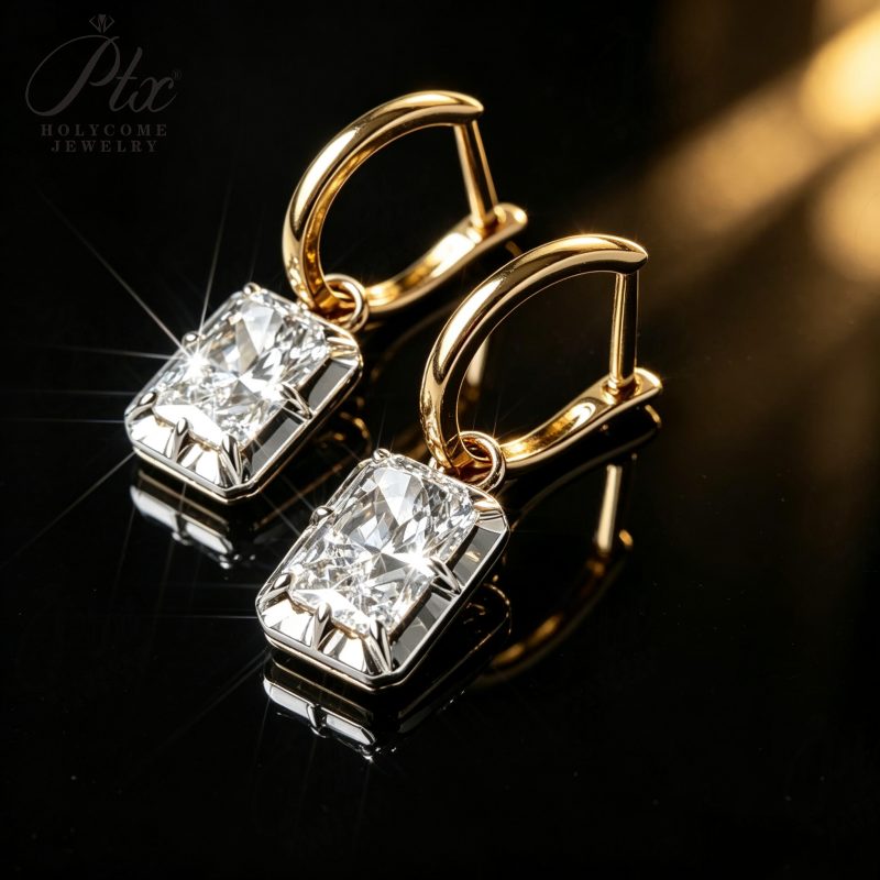 Lab-Grown Diamond Earrings — Design 87 — view 2, SKU LGD022