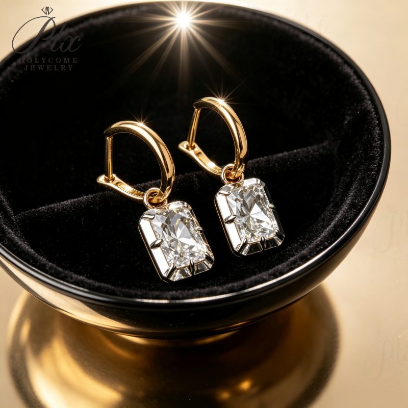 Lab-Grown Diamond Earrings — Design 87 — view 3, SKU LGD022