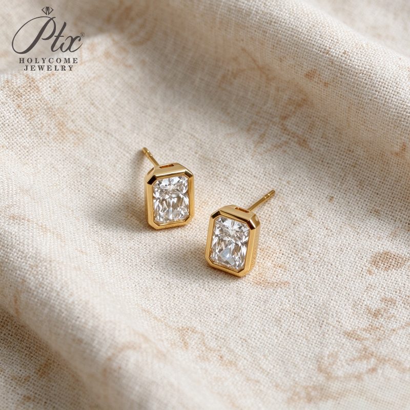 Lab-Grown Diamond Earrings — Design 88 — view 4, SKU LGD023
