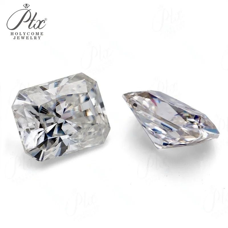 Loose Radiant Moissanite 5x5mm — view 2, SKU LSR5
