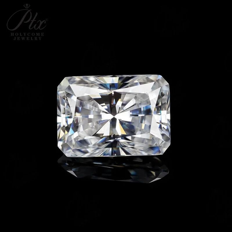 Loose Radiant Moissanite 8x8mm — view 2, SKU LSR8