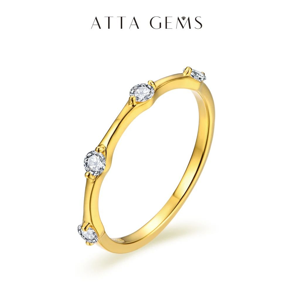 Four-Stone Round Anniversary Ring — view 3, SKU MA167