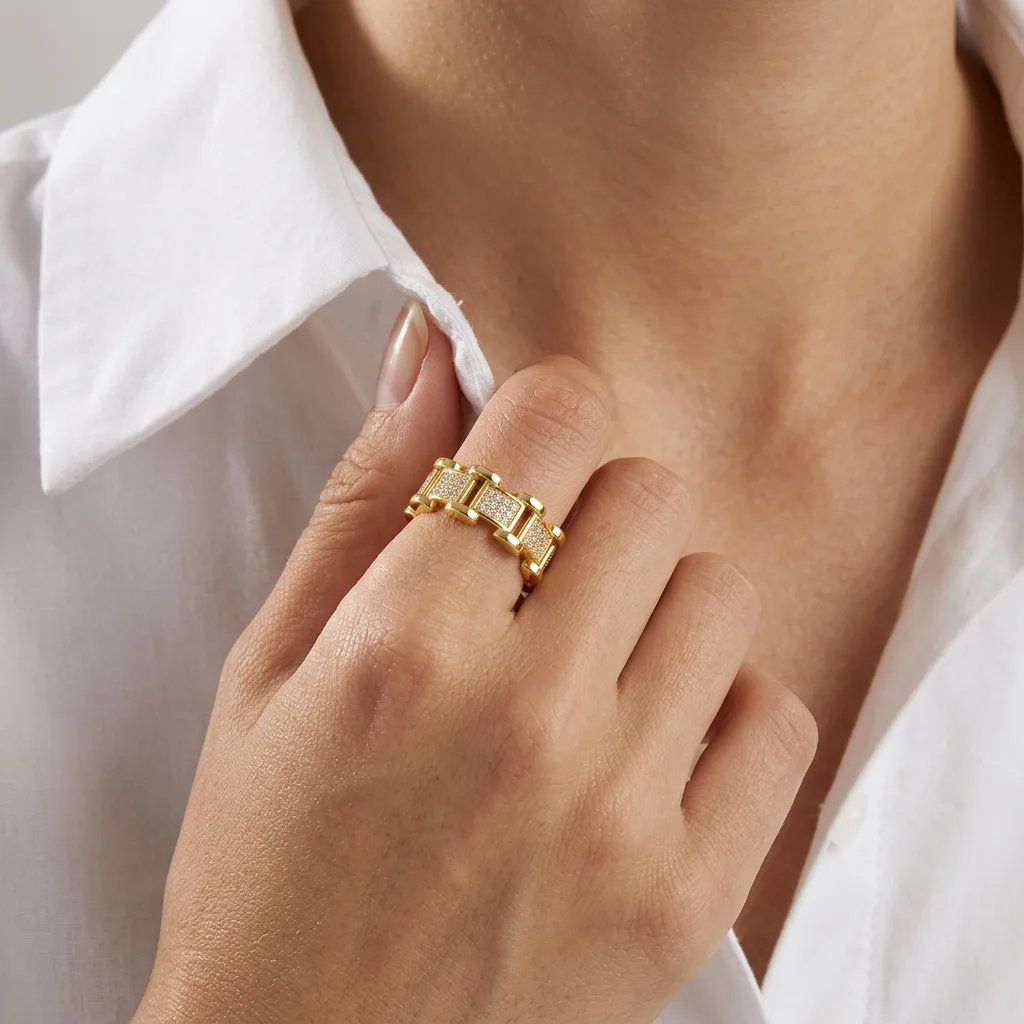 Clip-Set Eternity Band — view 3, SKU MA196