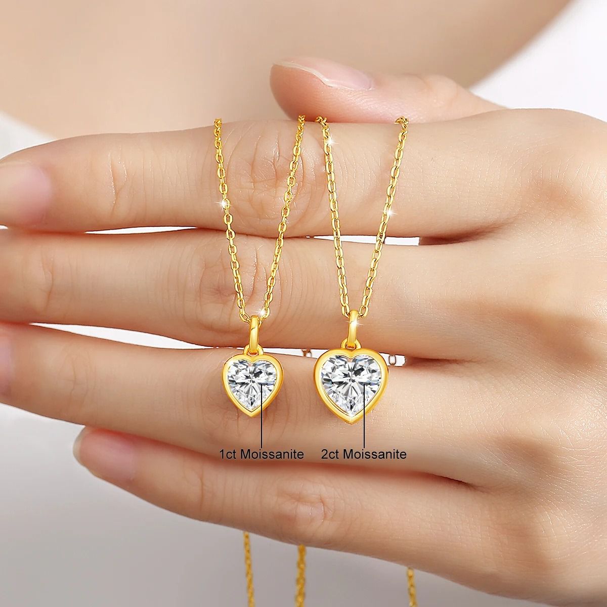One Heart Solitaire Pendant — main, SKU MB139