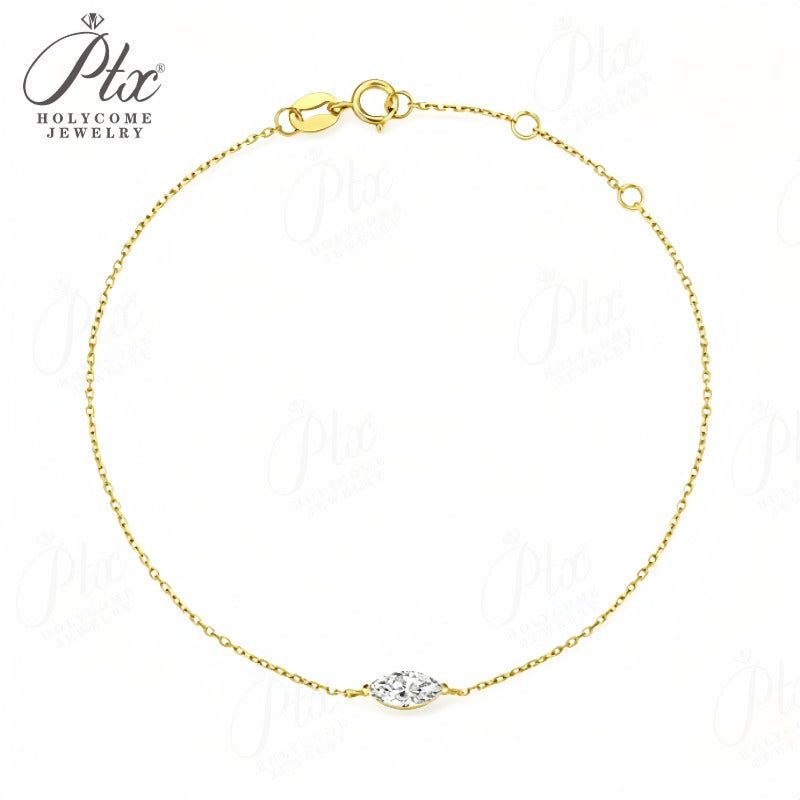 0.3ct Marquise Moissanite Pendant, IGI Certified — main, SKU MOI001