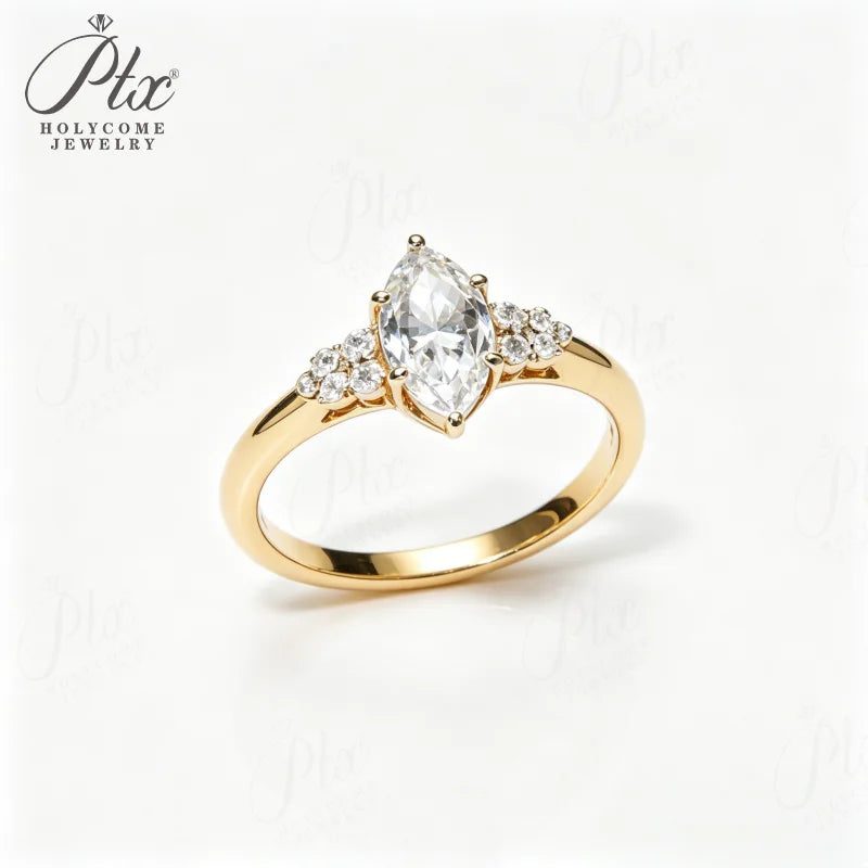 1.5ct Round Moissanite Ring, GRA Certified — view 5, SKU MOI006