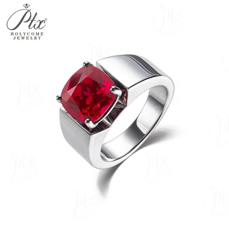 10mm Cushion Moissanite Ring, GRA Certified — view 6, SKU MOI007