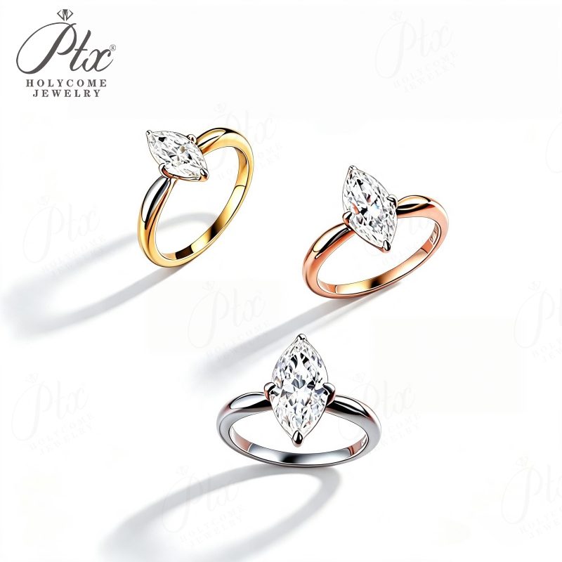 1–3ct Marquise Moissanite Ring, GRA Certified — main, SKU MOI008