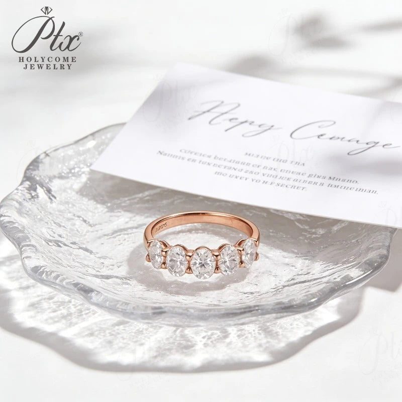 2.5ct Round Moissanite Ring — view 3, SKU MOI012
