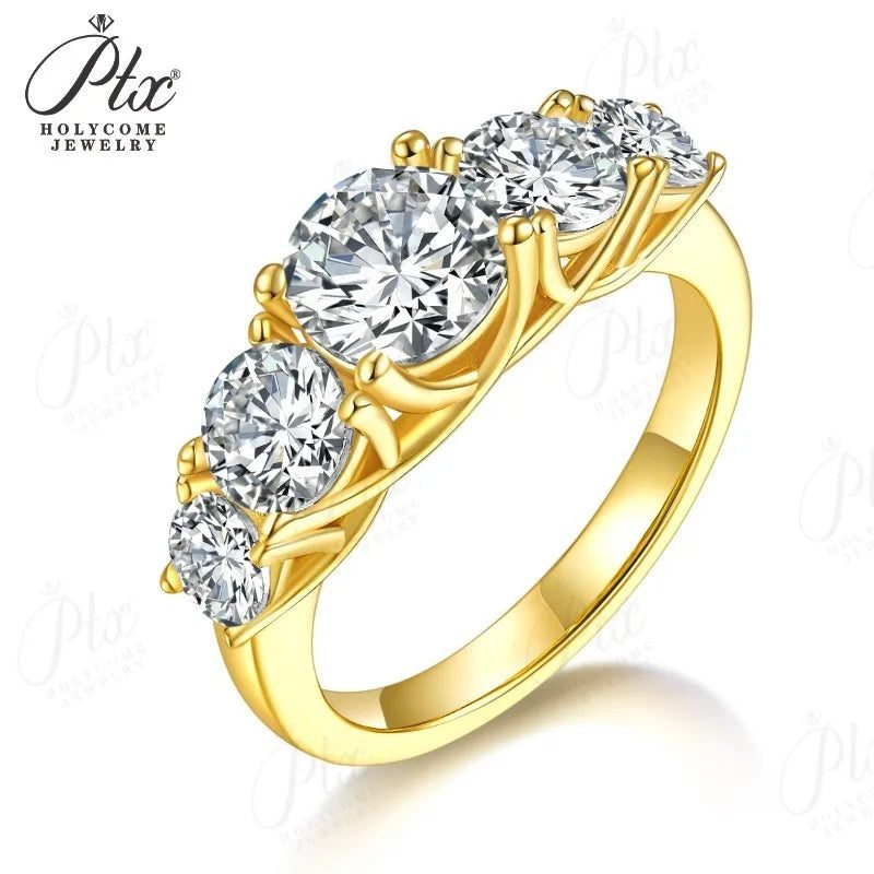 2.6ct Round Moissanite Ring, GRA Certified — view 5, SKU MOI031
