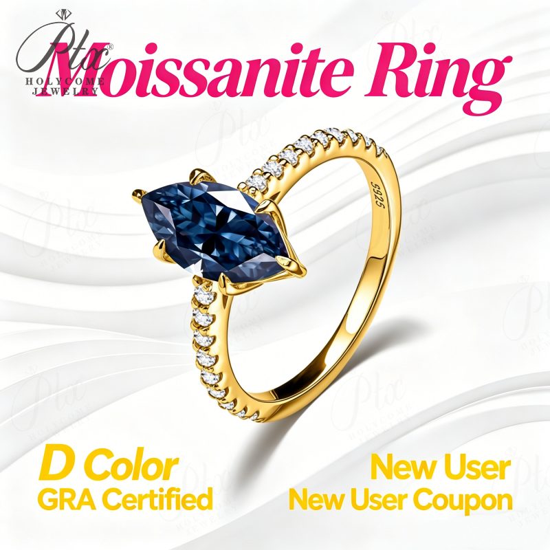 Moissanite Ring, GRA Certified — main, SKU MOI039