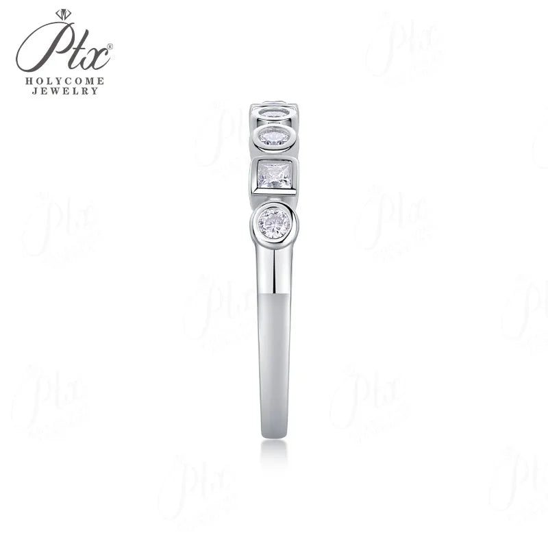 Round Moissanite Ring — view 5, SKU MOI040