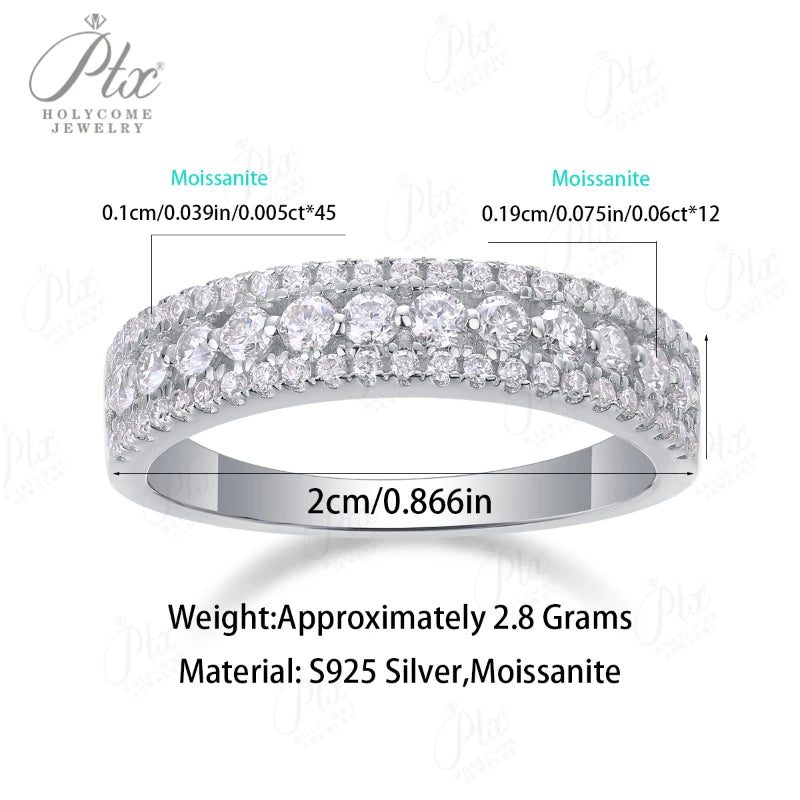 Round Moissanite Ring — Design 59 — view 3, SKU MOI041