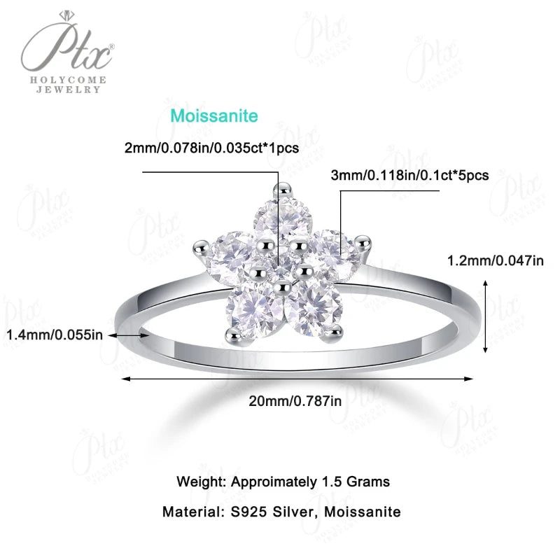 Round Moissanite Ring — Design 60 — view 5, SKU MOI042