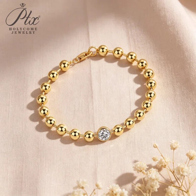 1ct Moissanite Bracelet, GRA Certified — Design 67 — view 4, SKU MOI049