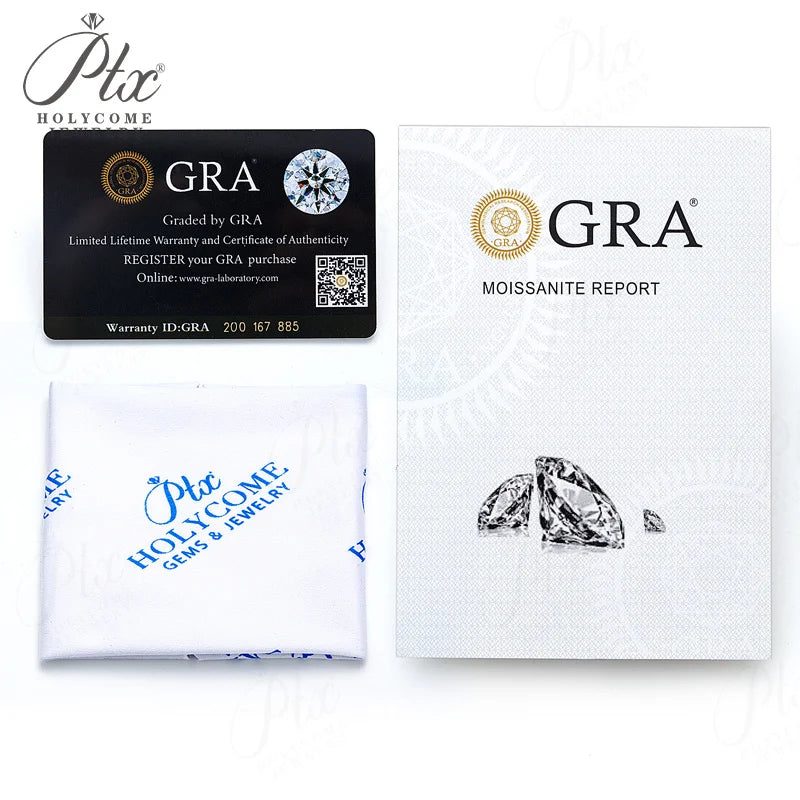 1ct Moissanite Bracelet, GRA Certified — Design 67 — view 6, SKU MOI049
