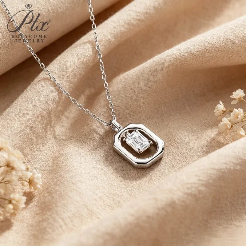 1ct Moissanite Necklace, GRA Certified — main, SKU MOI077