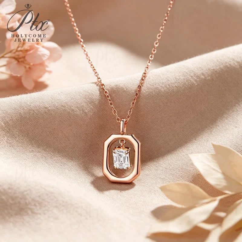 1ct Moissanite Necklace, GRA Certified — view 2, SKU MOI077