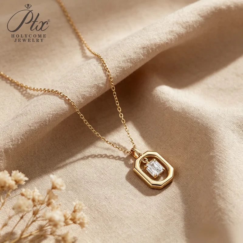 1ct Moissanite Necklace, GRA Certified — view 5, SKU MOI077