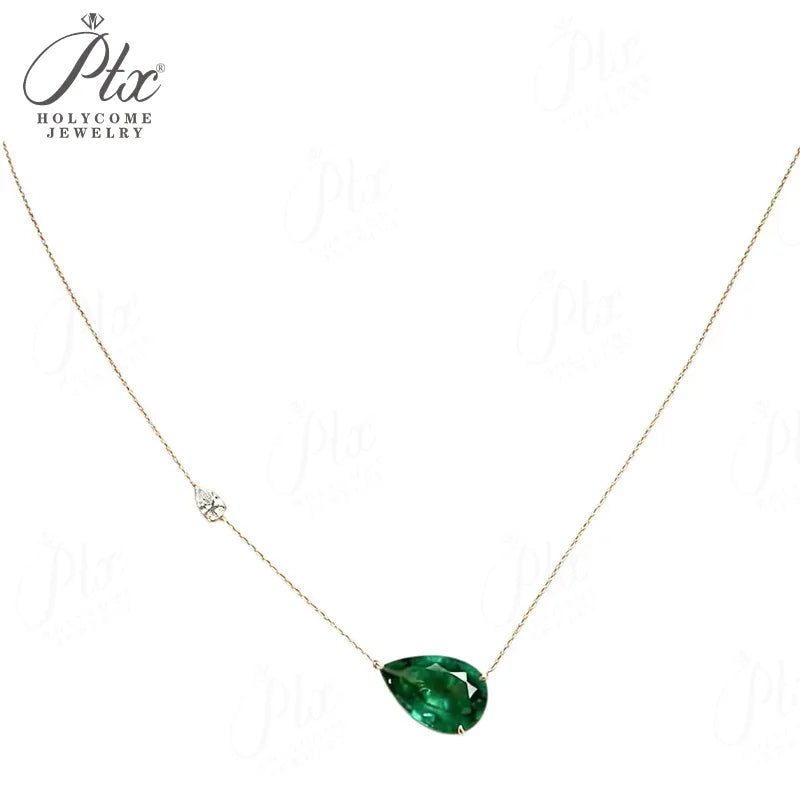 5ct Moissanite Necklace, GRA Certified — view 2, SKU MOI079