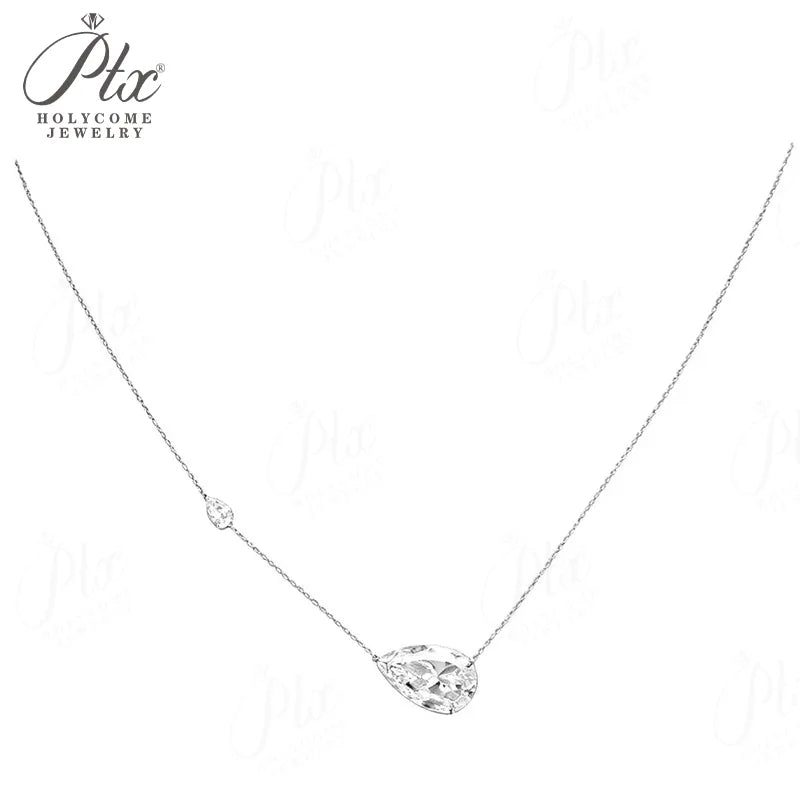 5ct Moissanite Necklace, GRA Certified — view 3, SKU MOI079